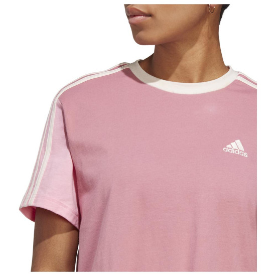 Adidas Γυναικεία κοντομάνικη μπλούζα W 3-Stripes Crop Top